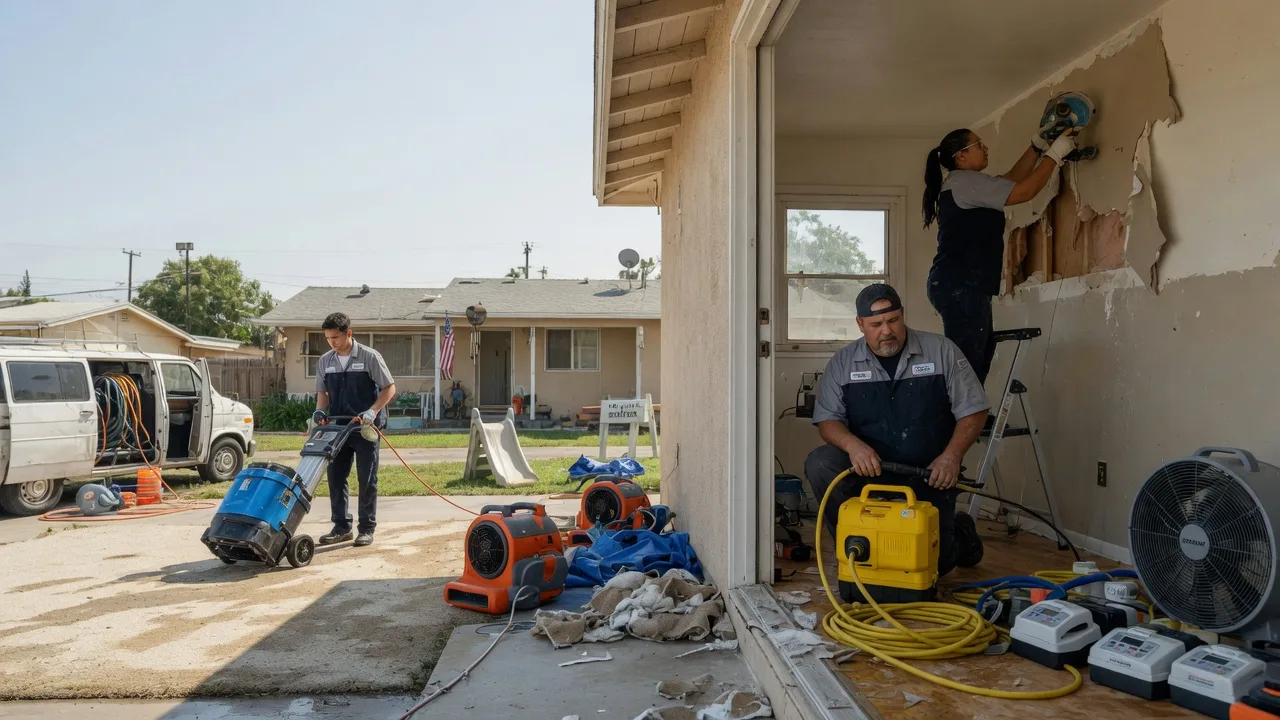 Water Damage Restoration in Many, LA near me
